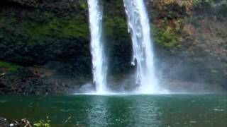 Wailua Falls Kauai Hawaii [upl. by Arem905]