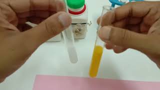 Precipitation Reaction Potassium Iodide KI amp Lead II Nitrate PbNO32  Yellow PPT [upl. by Ned]