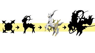 Arceus Evolution  Pokemon Gen 8 Fanart 34 [upl. by Daffie993]