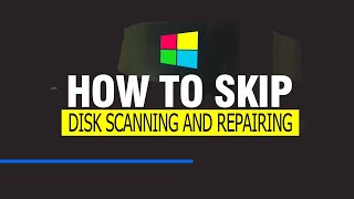 How to Disable Scanning and Repairing Drive D in Every time Windows 10 Start [upl. by Rickie]