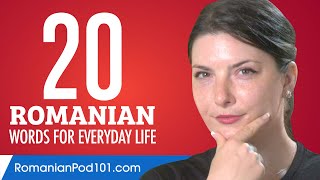 20 Romanian Words for Everyday Life  Basic Vocabulary 1 [upl. by Adihaj]