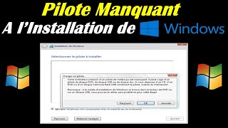 RÉSOUDRE quotPILOTE MÉDIA MANQUANT À LINSTALLATION DE WINDOWS 1011quot [upl. by Artemis477]