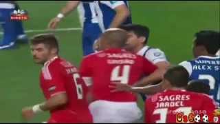 Benfica 3  2 Porto  Taça da Liga  20 Março 2012 [upl. by Airdnua]