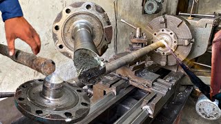 How to Repair Broken Rear Axle of Truck Trailer  See How We Fix it [upl. by Teece36]