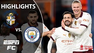 HAALAND AND DE BRUYNE SHOW OUT 😱 Manchester City vs Luton Town  FA Cup Highlights  ESPN FC [upl. by Ellenid334]