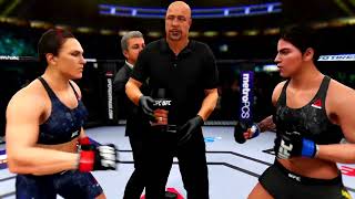 EA Sports UFC 3 Gameplay Ketlen Vieira vs Cat Zingano [upl. by Aiuqal827]