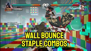 Jins Wall Bounce Combos  All Useful Staples [upl. by Sil]