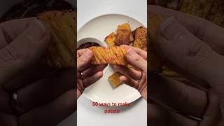 60 ways to make potatoes 23 accordion potato short cooking asmrcooking ASMR asmrsound [upl. by Annatsirhc]