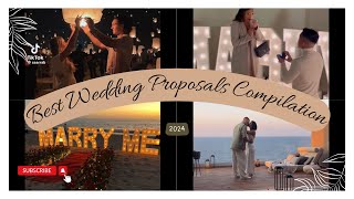 Best Wedding Proposals 2024  Cutest Wedding Engagement Proposals [upl. by Aseel]