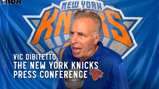 The New York Knicks Press Conference with Vic DiBitetto [upl. by Tevlev982]