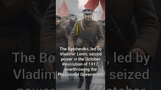 Bolsheviks October 1917 Revolution europehistory russianhistory soviethistory historyfacts [upl. by Garold]