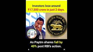 A system audit conducted by the RBI intoPaytm Payments Bank found several lapses pertaining to [upl. by Eityak]