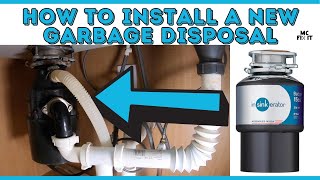 How To Easily Install An Insinkerator Badger 34 Garbage Disposal In Under 20 Minutes [upl. by Nance]