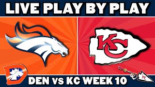 Broncos vs Chiefs Live Play by Play amp Reaction [upl. by Irisa]