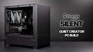 Quiet Creator PC Build  Fractal Pop Mini Silent  Arc A750  14600K  B760M [upl. by Bouldon239]