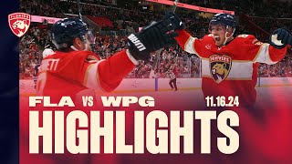 Panthers Dominate Jets  Panthers vs Jets Highlights  111624 [upl. by Buskus]