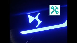 Citroen DS  DOOR sill LED lights INSTALLATION [upl. by Baxy]