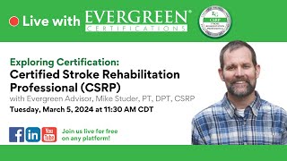 Exploring Certification Certified Stroke Rehab Professional CSRP [upl. by Schecter326]