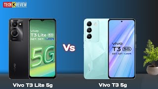 Vivo T3 Lite 5G vs Vivo T3 5G  Full Comparison  Which one is Best [upl. by Christabelle]