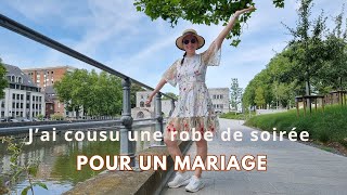 Comment coudre une Robe de Soirée Élégante pour un Mariage  VLOG [upl. by Meehan506]