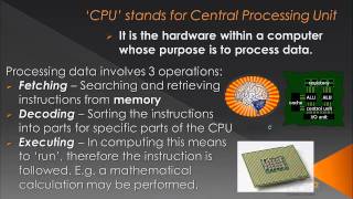 OCR GCSE Computing CPU  Topic 2 OLD COURSE [upl. by Rawdan]