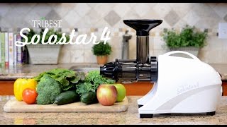 Tribest Solostar 4 Juicer – Beautiful on the Inside Too [upl. by Olethea]