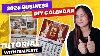 DIY Customized Calendar 2025 for Business  Free Download Template [upl. by Bell109]