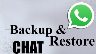 How to backup and restore WhatsApp chat to WhatsApp plus or to a new device [upl. by Annuahs]