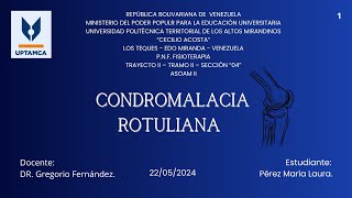 Condromalacia Rotuliana [upl. by Lesoj]