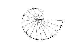 How to draw a Square Root Spiral [upl. by Fari968]