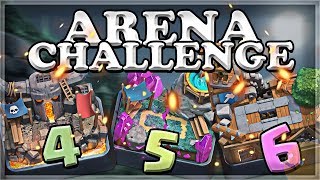 Arena Challenge 456  Clash Royale  Part 2 🍊 [upl. by Nodnarb]