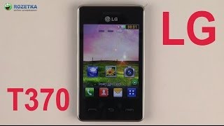 Распаковка LG T370 Black [upl. by Adnarram]