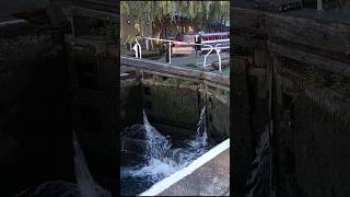 Canal lock refilling London [upl. by Zurciram]