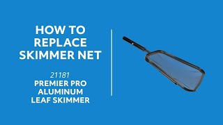 How To Replace A Skimmer Net [upl. by Crispen]