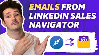 How to Get Emails From LinkedIn Sales Navigator Extract Emails From Sales Navigator Profiles [upl. by Nnylannej]