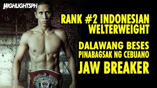 RANK 2 NG INDONESIA 2X PINABAGSAK NG CEBUANO PINOY NEW IBF CHAMPION [upl. by Karolyn571]