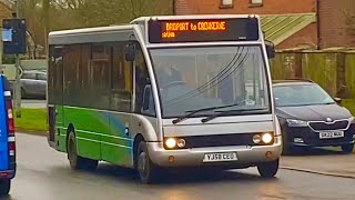 Optare Solo’s at Broadwindsor Road Beaminster 3224 [upl. by Eliseo]