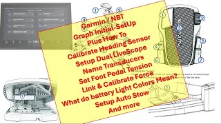 Garmin Graph LiveScope amp Force Trolling Motor Setup amp Syncing [upl. by Hebner]