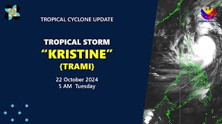 Press Briefing Tropical Storm KristinePH at 05 AM  October 22 2024  Tuesday [upl. by Farris]