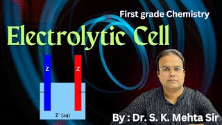 Electrolytic Cell I इलेक्ट्रोलाइटिक सेल I firstgrade By Dr S K Mehta Sir [upl. by Gretal]