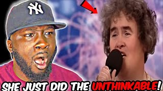 HOLY HELL WHO IS SHE Susan Boyle  I Dreamed A Dream  Britains Got Talent  REACTION [upl. by Ayoj]