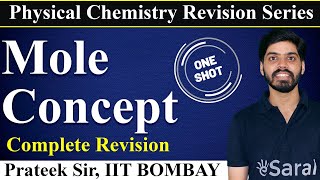 Mole Concept OneShot  Physical Chemistry Complete Revision for Class 11 JEE NEET [upl. by Aidiruy]