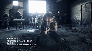 Karkaos  Depths Of Madness Official Music Video [upl. by Wiburg]