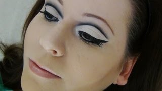 COMO HACER UN MAQUILLAJE DE LOS AÑOS 60 TWIGGY [upl. by Teresina]