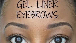 ⋆Gel Liner Eyebrow Tutorial⋆ [upl. by Kooima868]