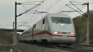 ICESchnellfahrstrecke HannoverGöttingen  HighSpeed [upl. by Kezer]