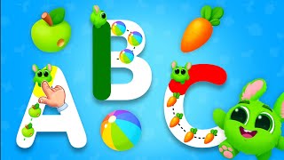 Alphabet ABC for Kids 1  Learn the Letters AZ with Cute Animal Friend Fluffy  GoKids Games [upl. by Allegra330]