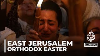 Orthodox Easter celebrations Subdued holiday as Israel imposes restrictions [upl. by Rauch460]