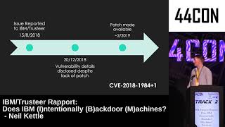 IBM Trusteer Rapport Does IBM Intentionally Backdoor Machines Neil Kettle [upl. by Soll]