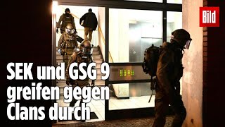 Wieder ClanRazzia in Berlin – 500 Beamte SEK und GSG 9 im Einsatz [upl. by Yanej]